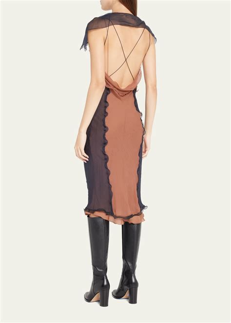 fendi overall dress|fendi trimmed a line dress.